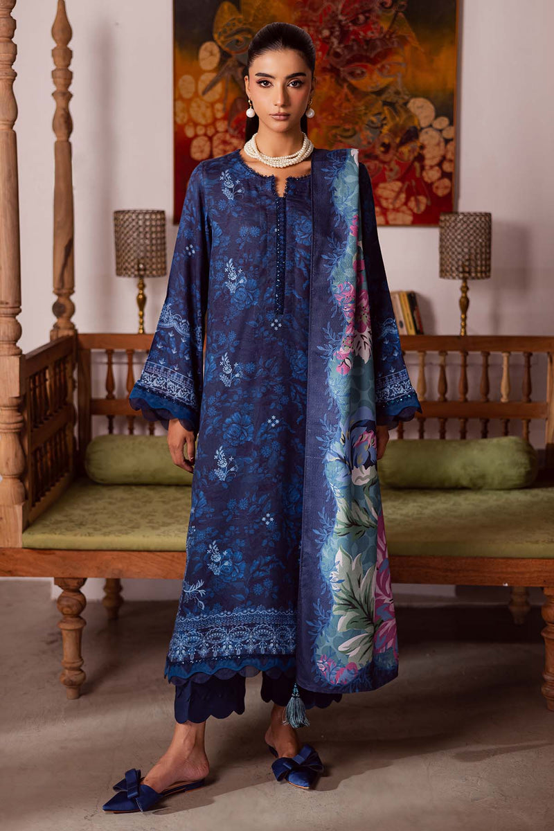 SP-188 – authentic Pakistani dress from the Nureh Linen Jacquard collection for women in the UK.