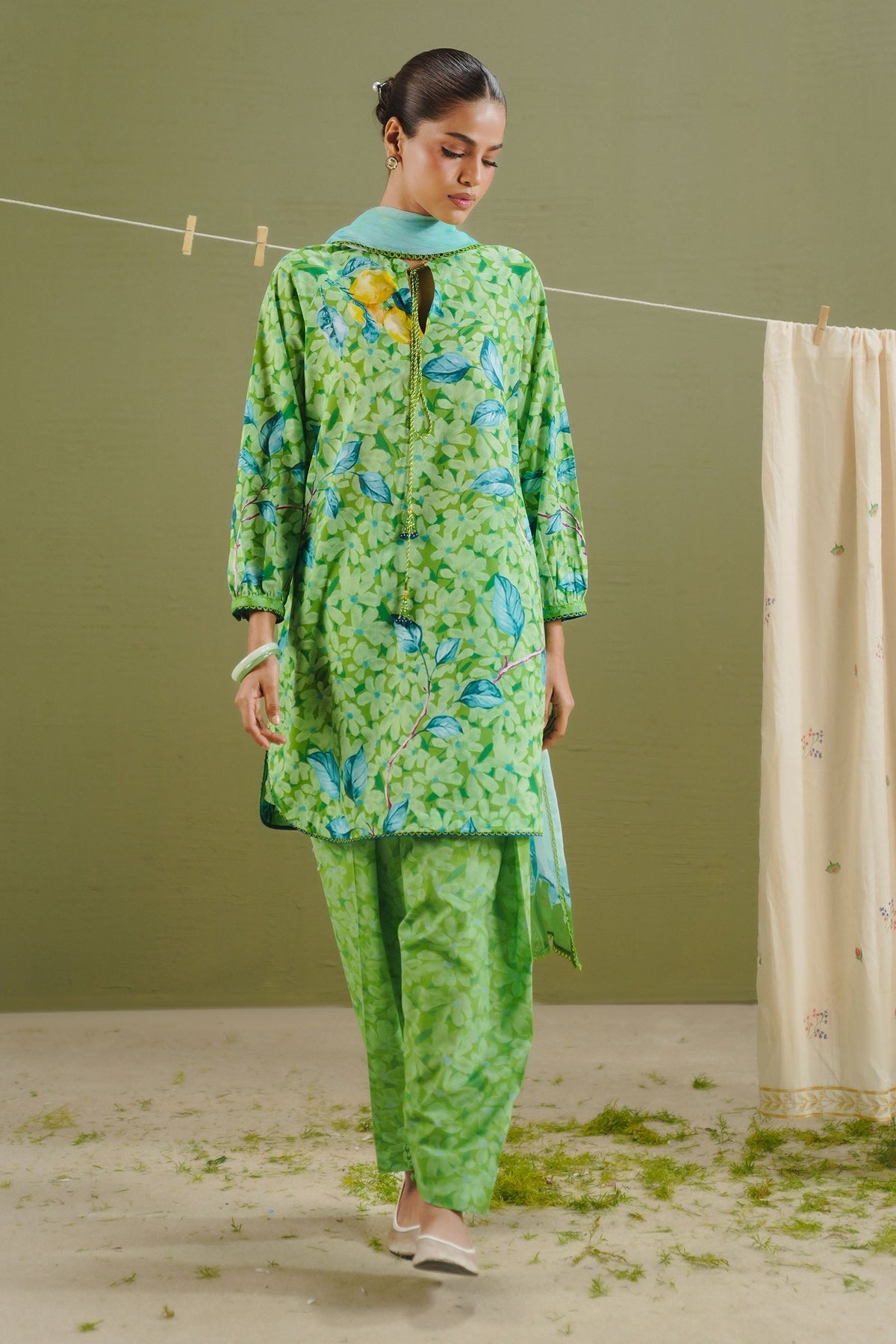 Zara Shahjahan | Coco Prints 26 | Kael-7B - Designer Dress - Type : Ladies Clothes - Available at Libayah - 100% Original