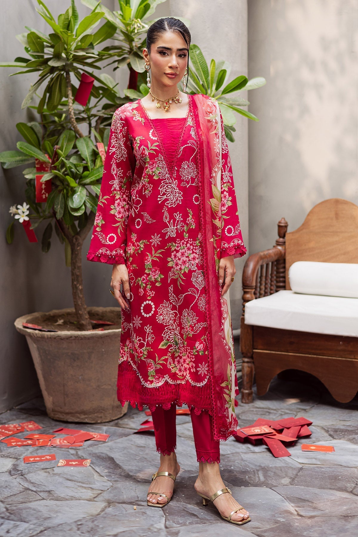 Nureh | Signature Prints 26 | SP-160 by Nureh - Designer Dress  - Type : Ladies Clothes - Available at Libayah - 100% Original 