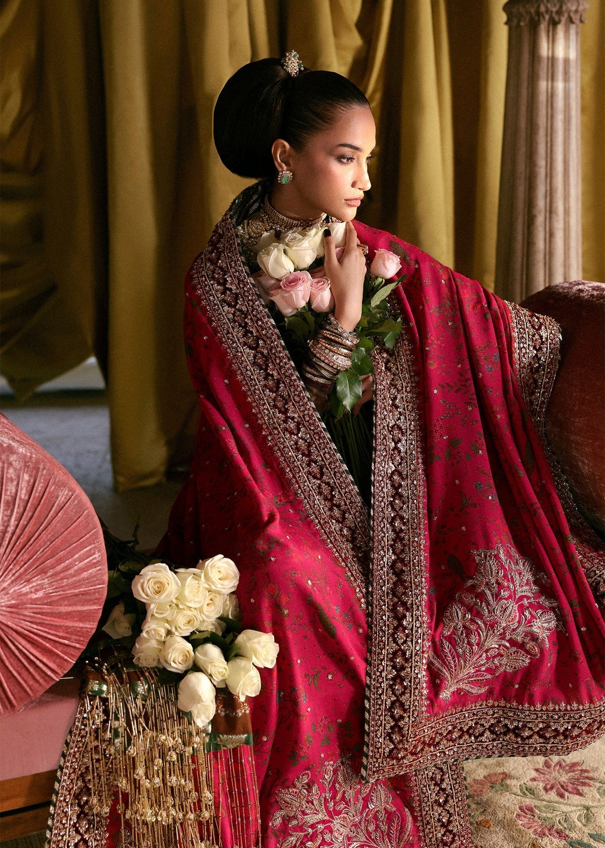 Hussain Rehar | Luxury Pret AW 25 | Aubressa by Hussain Rehar - Designer Dress  - Type : Ladies Clothes - Available at Libayah - 100% Original 