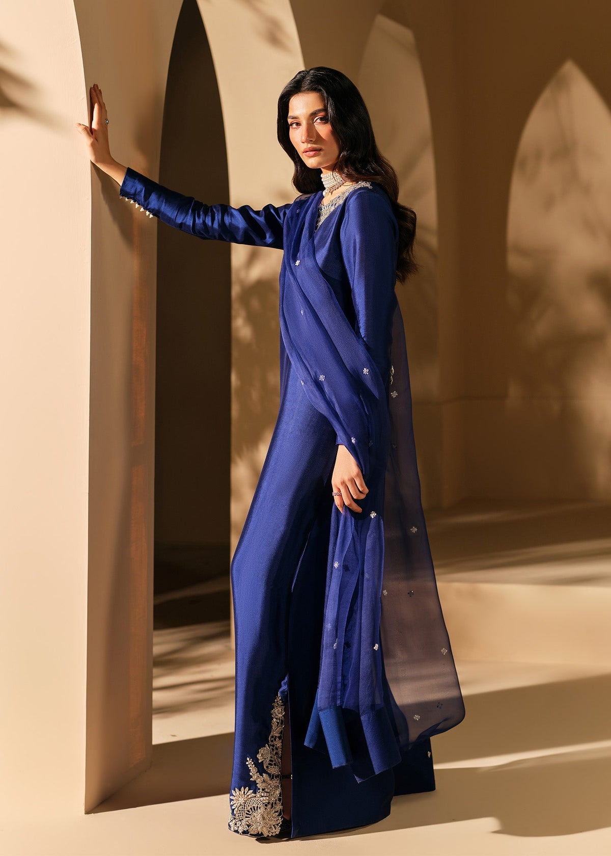 Mahum Asad | The Shadow Line | Eclipse by Mahum Asad - Designer Dress  - Type : Ladies Clothes - Available at Libayah - 100% Original 