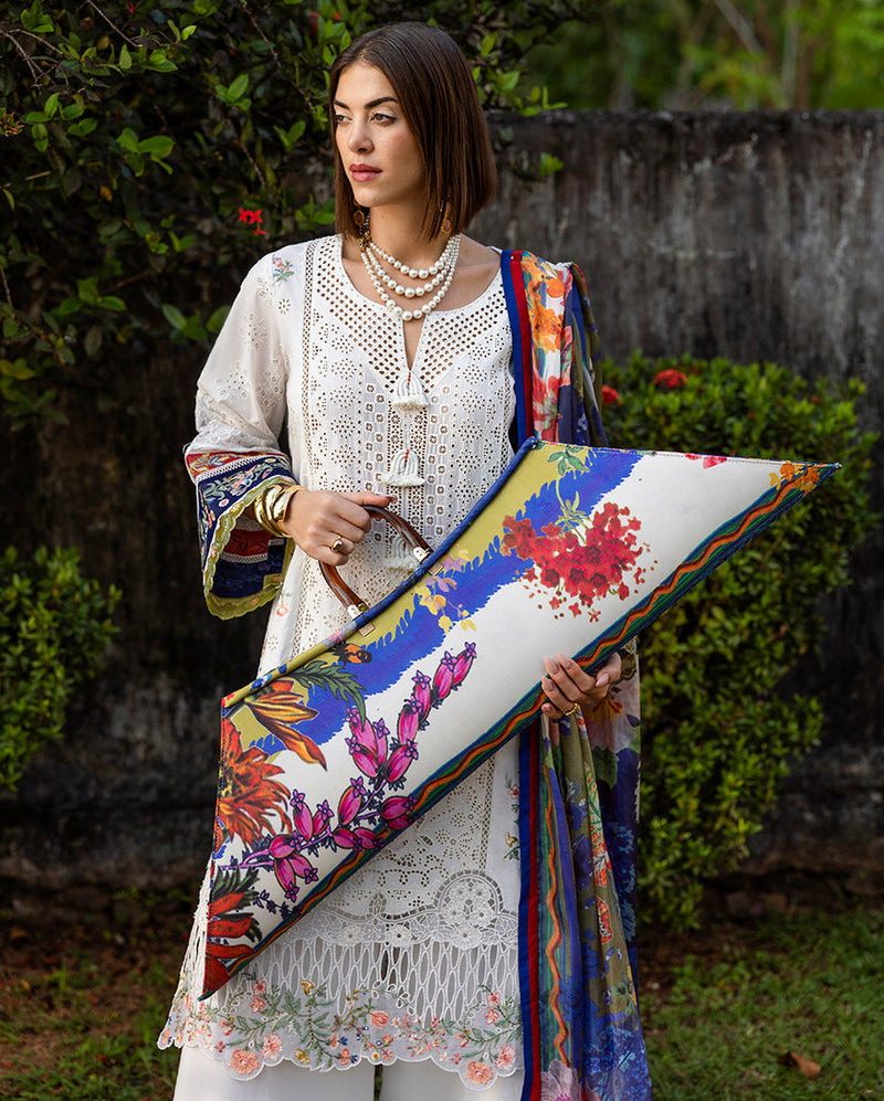 Esmel | Mon Tresor Luxe Lawn 26 | Clair De Lune by Esmel - Designer Dress - Type : Luxury Dress - Available at Libayah - 100% Original