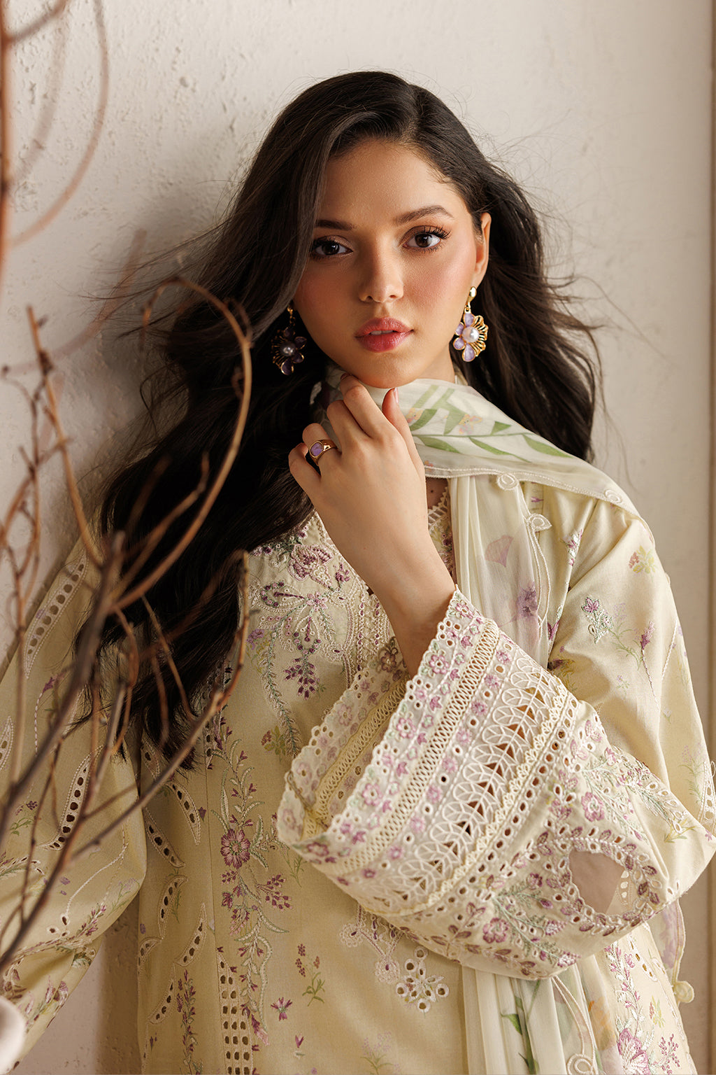 Iznik | Festive lawn 26 | IBE-08 Embroidered Lawn by Iznik - Designer Dress  - Type : Ladies Clothes - Available at Libayah - 100% Original 