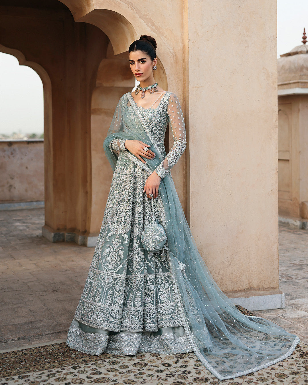 Faiza Saqlain | Averia Bridals | Dorien by Faiza Saqlain - Designer Dress  - Type : Ladies Clothes - Available at Libayah - 100% Original 