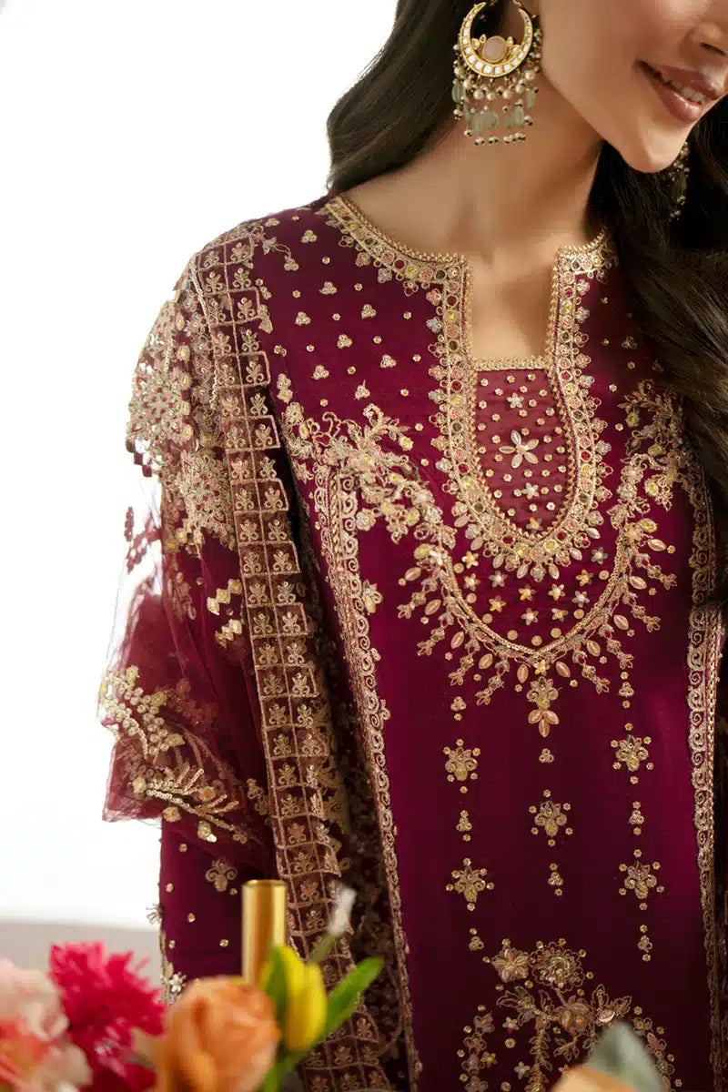 Qalamkar | Dilnaz Wedding Formals | DN-07 ALEENA by Qalamkar - Designer Dress  - Type : Wedding Dress - Available at Libayah - 100% Original 