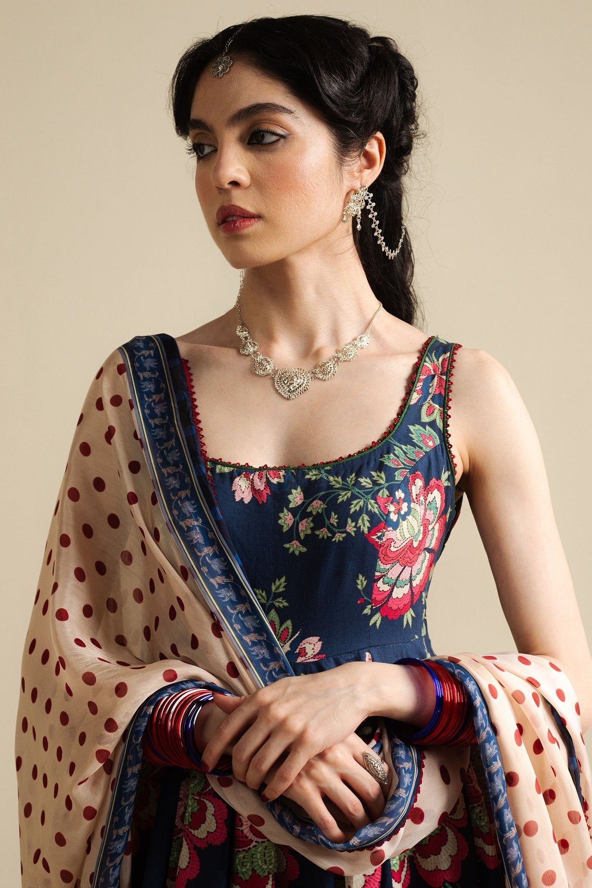 Zara Shahjahan | Anarkali 25 | Neelofur-D4 by Zara Shahjahan - Designer Dress  - Type : Ladies Clothes - Available at Libayah - 100% Original 