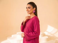 Faiza Faisal | FNF Cords Edit |PINK CARNATION by Faiza Faisal - Designer Dress  - Type : Ladies Clothes - Available at Libayah - 100% Original 