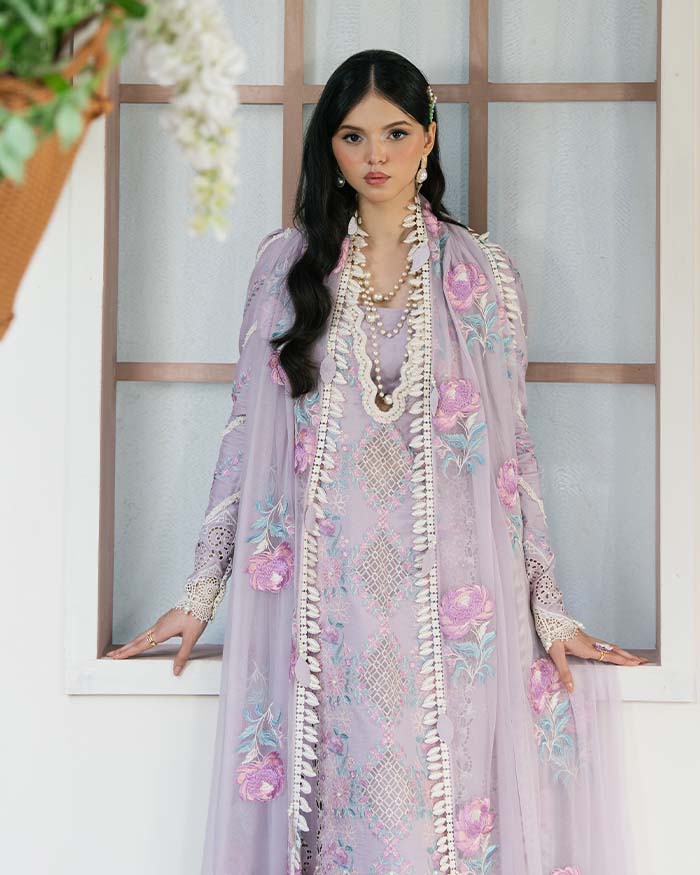 Zevk | Flora Festive Lawn | LILLY by Zevk - Designer Dress - Type: Ladies Clothes - Available at Libayah - 100% Original