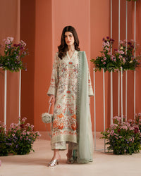 Faiza Saqlain | Roim Silk Edit | Tayma by Faiza Saqlain - Designer Dress  - Type : Luxury Dress - Available at Libayah - 100% Original 