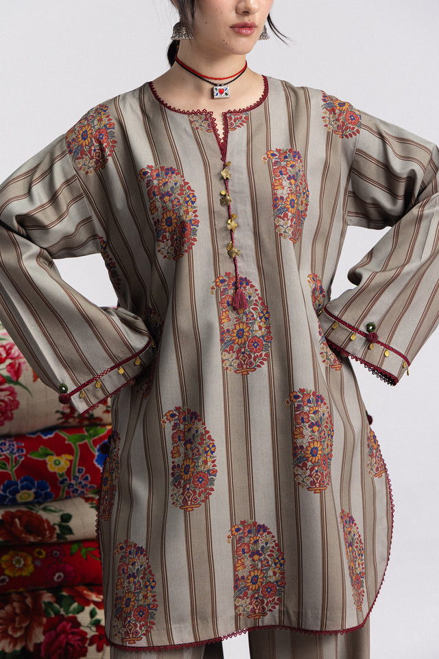 Zara ShahJahan | Coco Prints Winter 26 | Rania-4A by Zara ShahJahan - Designer Dress  - Type : Ladies Clothes - Available at Libayah - 100% Original 