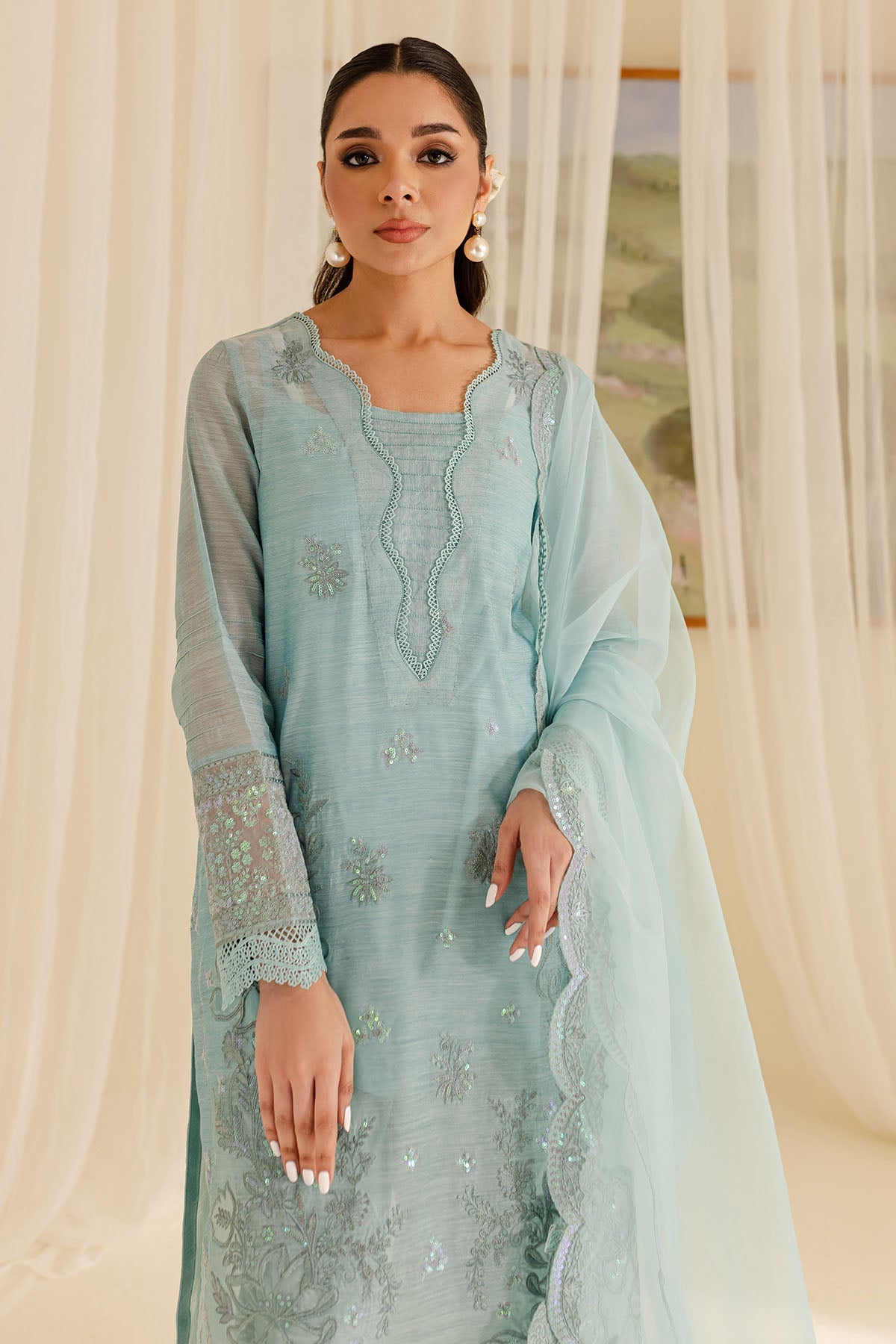Nureh | Shades of Summer | NP-598 by Nureh - Designer Dress  - Type : Ladies Clothes - Available at Libayah - 100% Original 