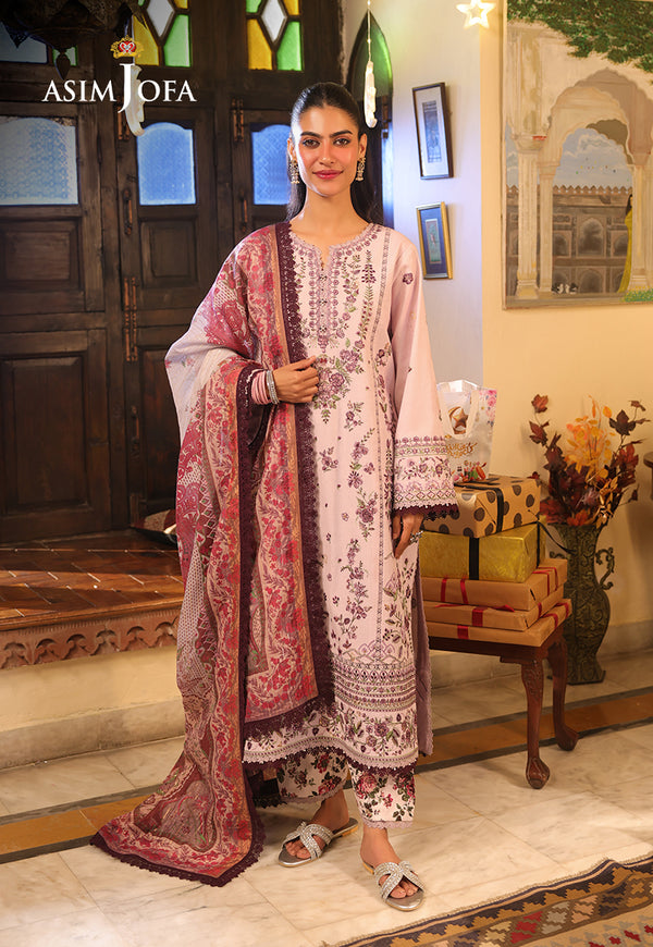 Asim Jofa | Summer Rhapsody | AJUBU-05 Embroidered Jacquard by Asim Jofa - Designer Dress  - Type : Ladies Clothes - Available at Libayah - 100% Original 