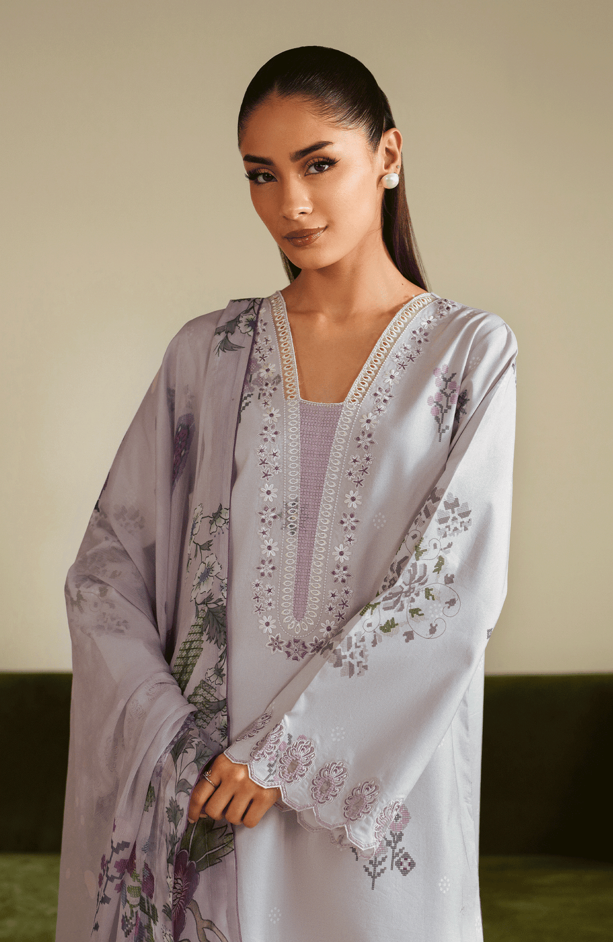 Seran | Ilara Cambric | LAVARA by Seran - Designer Dress  - Type : Ladies Clothes - Available at Libayah - 100% Original 