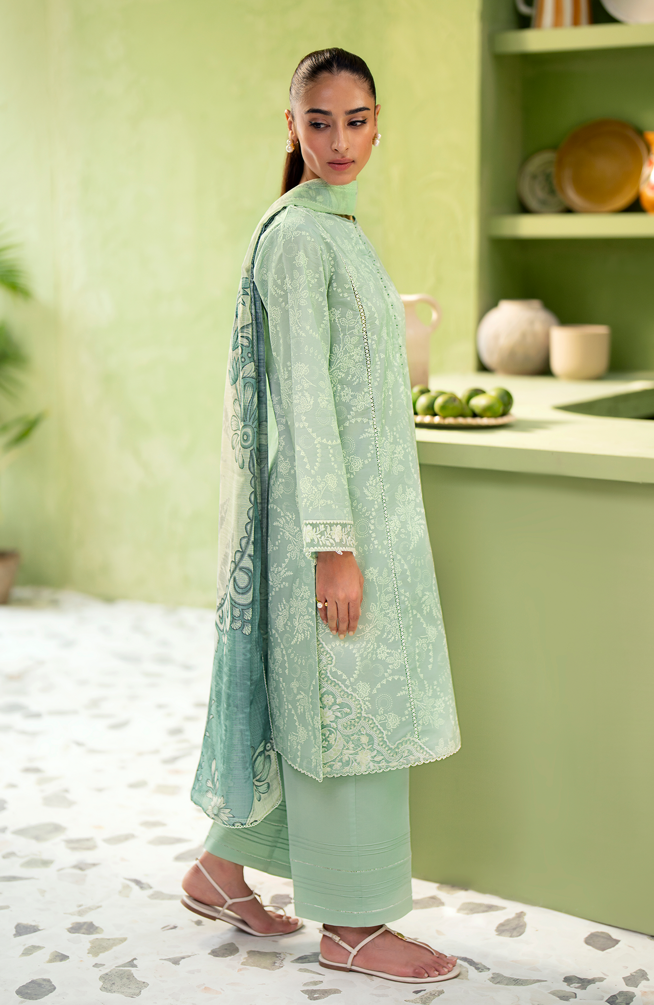 Seran | Artisan Lawn 25 | LAGUNE by Seran - Designer Dress - Type: Ladies Clothes - Available at Libayah - 100% Original
