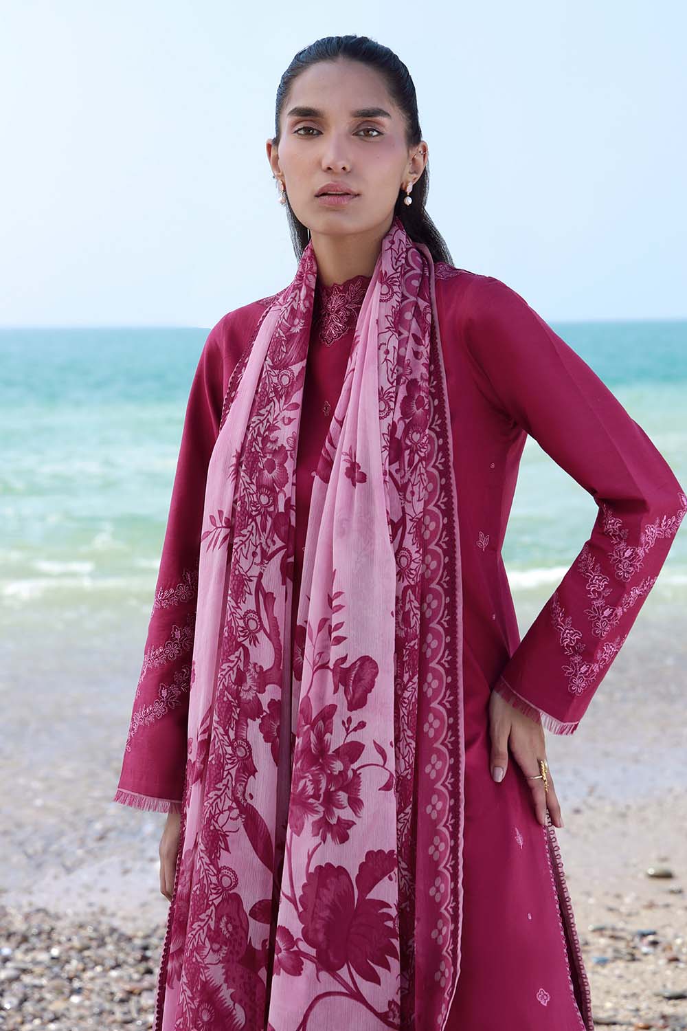 Seran | Afsanah Lawn 25 | ZURI by Seran - Designer Dress - Type: Ladies Clothes - Available at Libayah - 100% Original