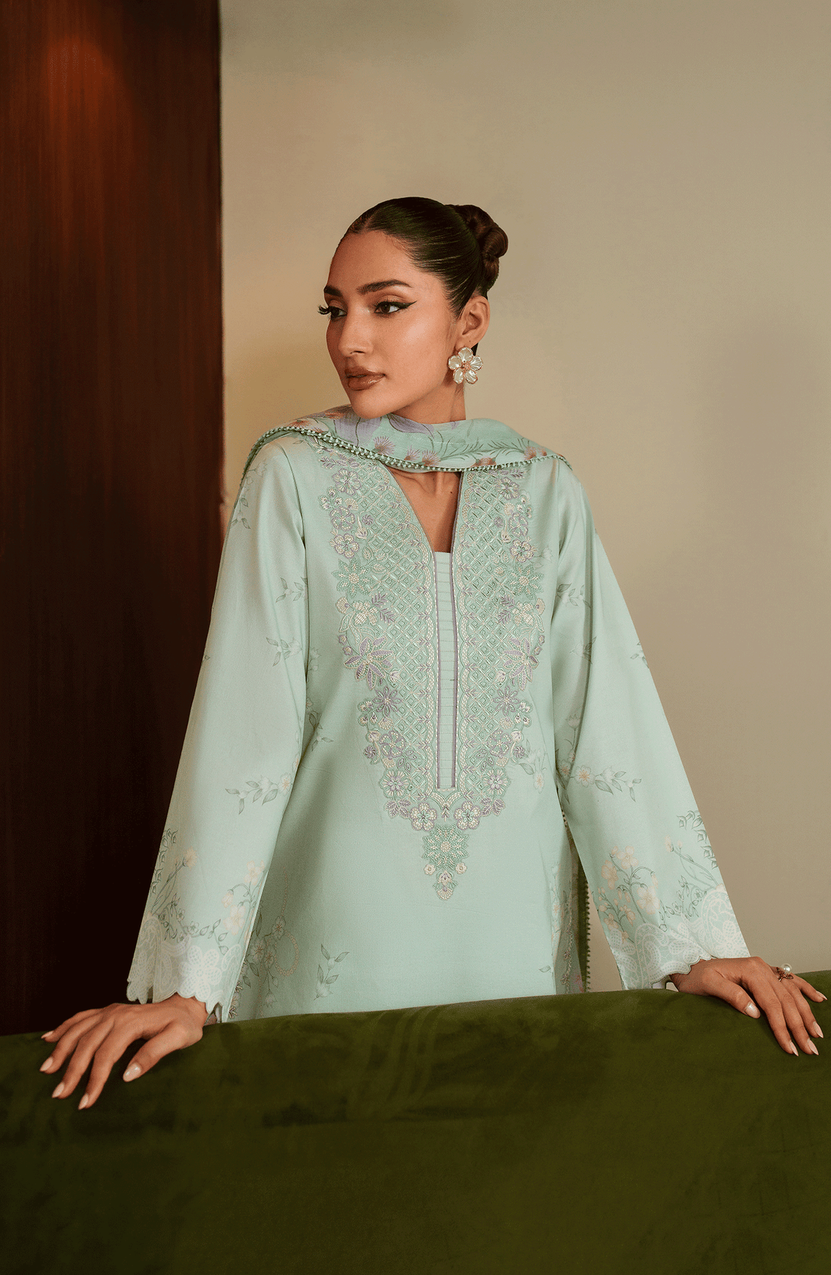 Seran | Ilara Cambric | SERENE by Seran - Designer Dress  - Type : Ladies Clothes - Available at Libayah - 100% Original 