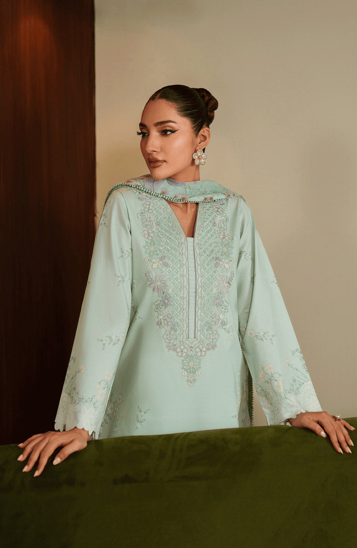 Seran | Ilara Cambric | SERENE by Seran - Designer Dress  - Type : Ladies Clothes - Available at Libayah - 100% Original 