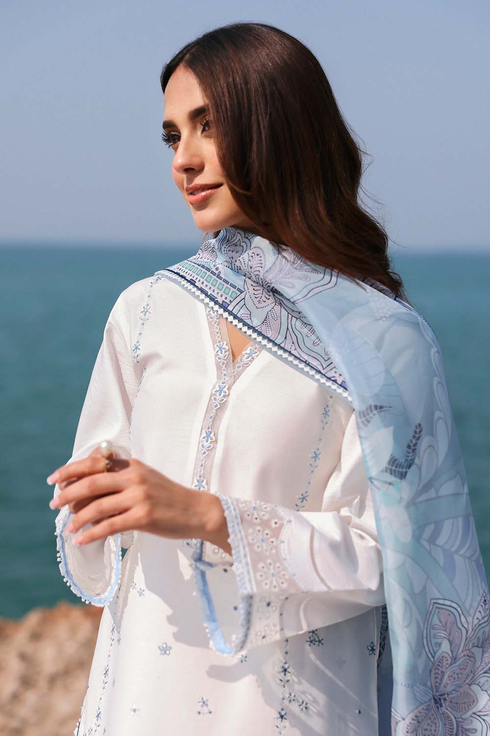 Seran | Afsanah Lawn 25 | ELMAS by Seran - Designer Dress - Type: Ladies Clothes - Available at Libayah - 100% Original