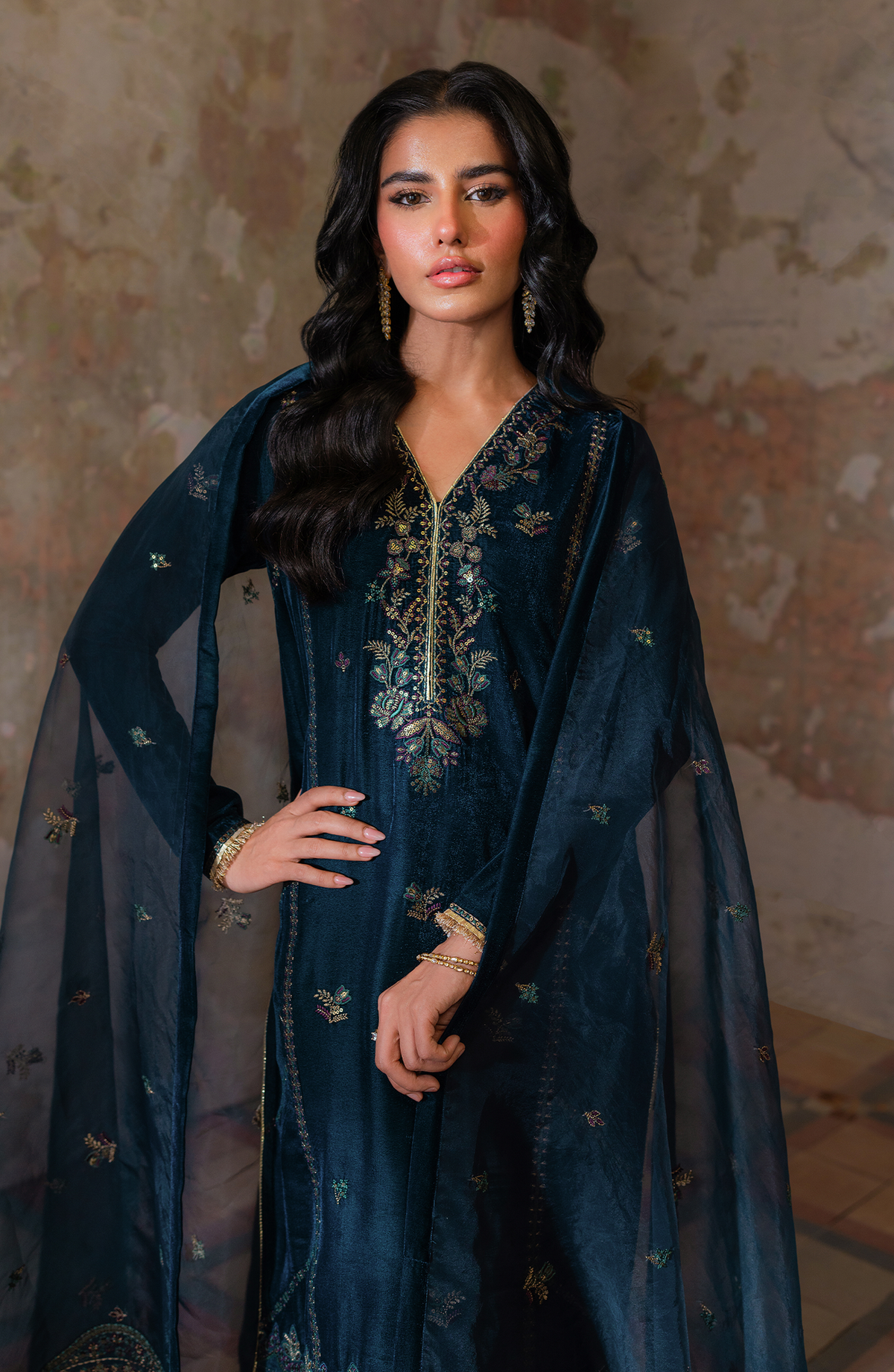 Seran | Velmor Velvet 24 | AYDEN by Seran - Designer Dress - Type: Ladies Clothes - Available at Libayah - 100% Original