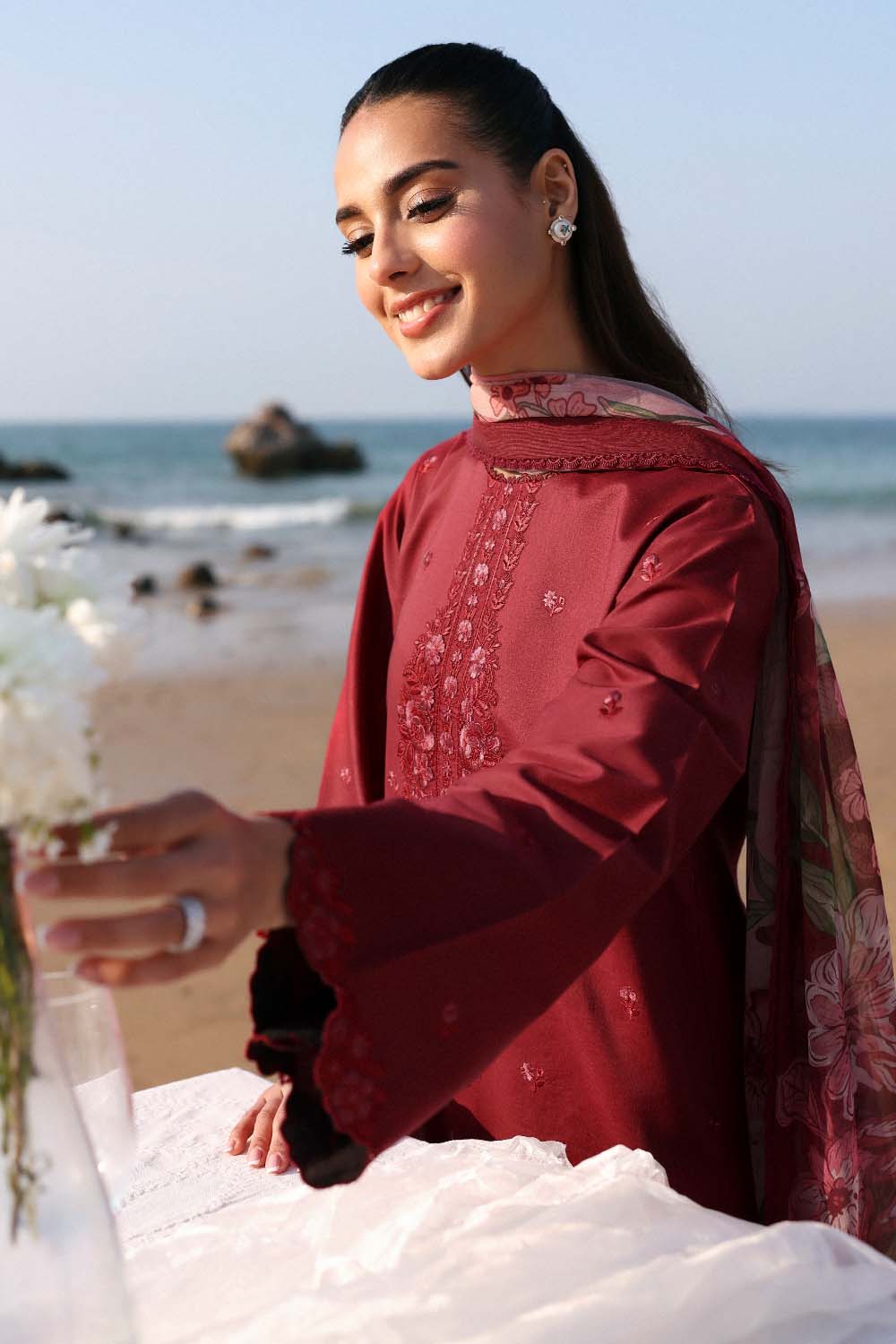 Seran | Afsanah Lawn 25 | MEHRU by Seran - Designer Dress - Type: Ladies Clothes - Available at Libayah - 100% Original