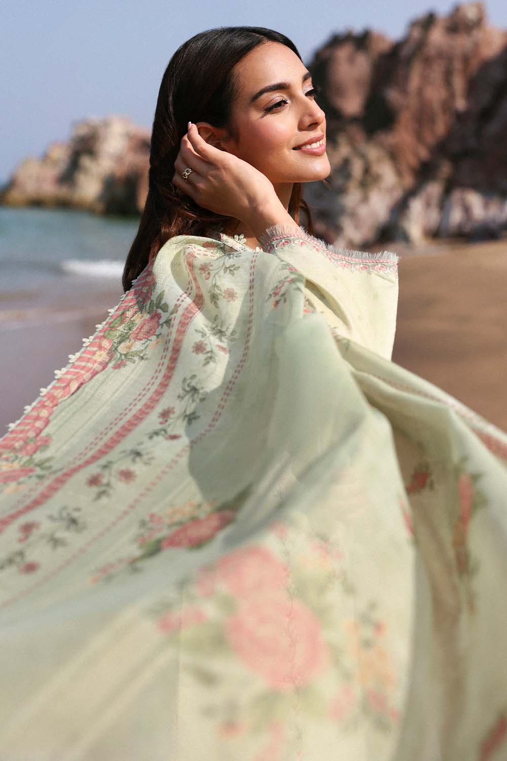 Seran | Afsanah Lawn 25 | FARIHA by Seran - Designer Dress - Type: Ladies Clothes - Available at Libayah - 100% Original