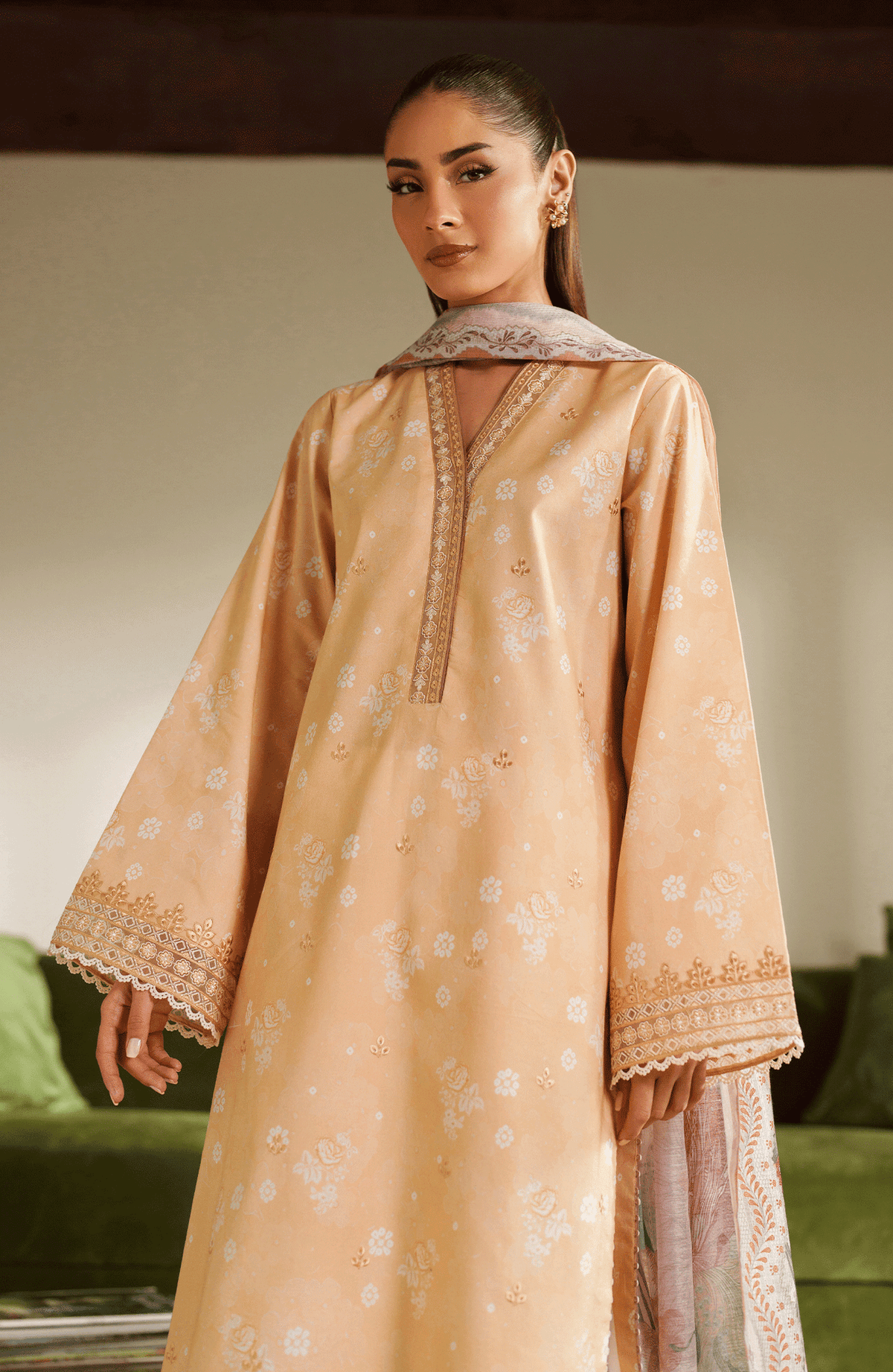 Seran | Ilara Cambric | SOLARIA by Seran - Designer Dress  - Type : Ladies Clothes - Available at Libayah - 100% Original 