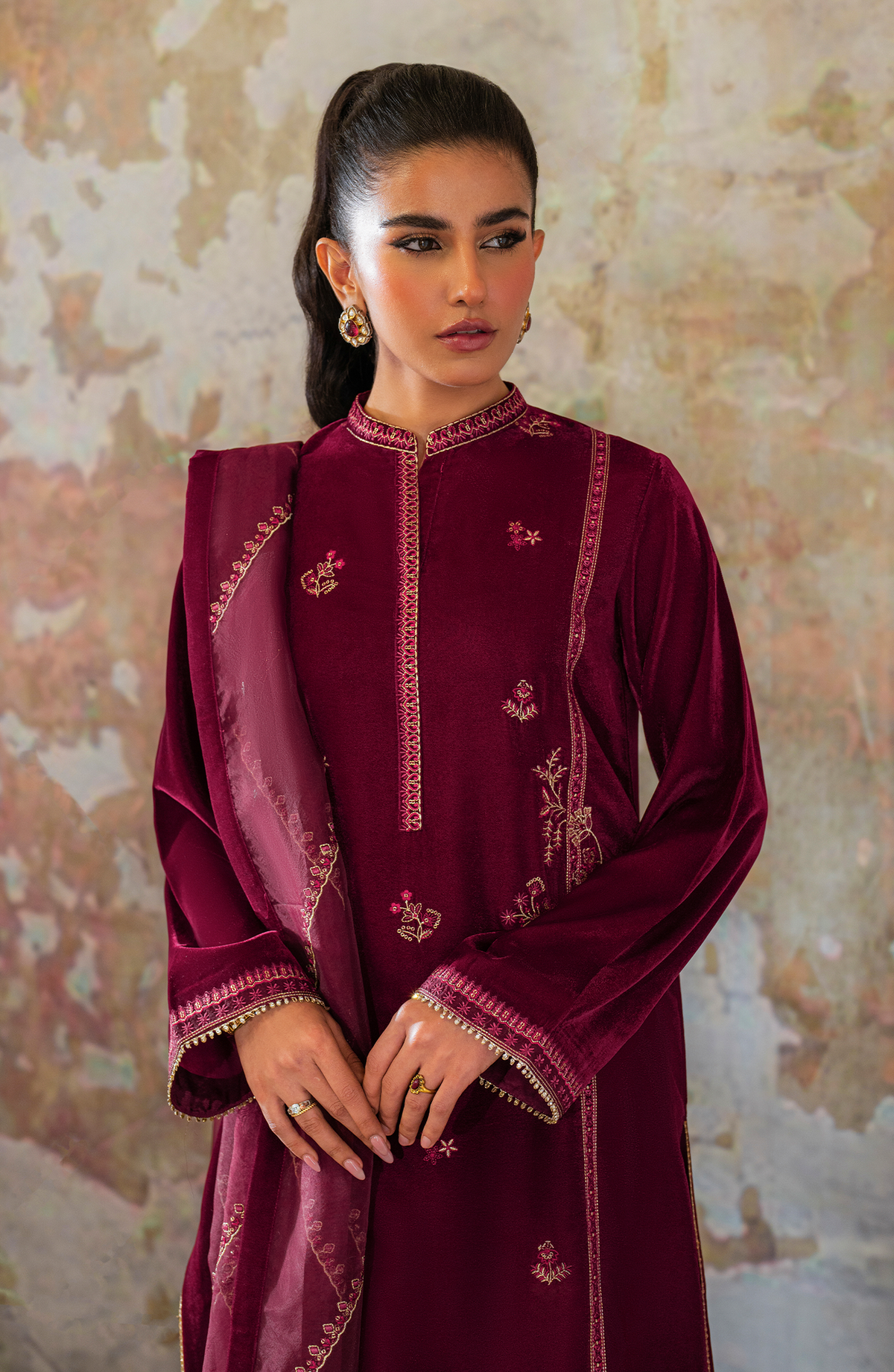 Seran | Velmor Velvet 24 | MULBERY by Seran - Designer Dress - Type: Ladies Clothes - Available at Libayah - 100% Original