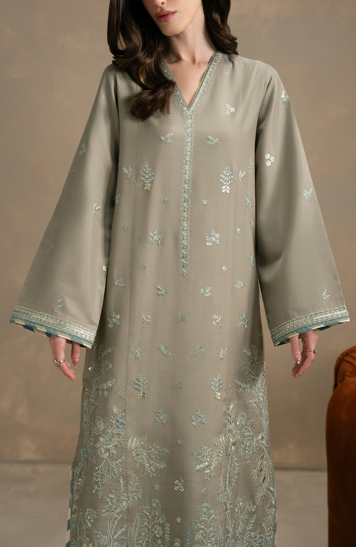 Seran | Lumiere RTW Eid 26 | Dune by Seran - Designer Dress  - Type : Ladies Clothes - Available at Libayah - 100% Original 