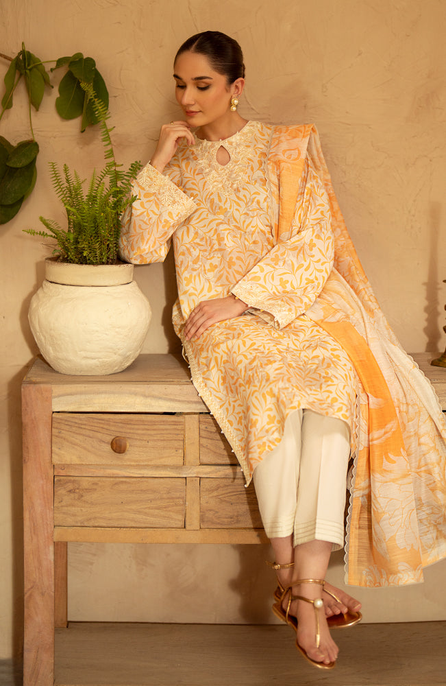 Seran | Ilara Cambric Edit | Miel by Seran - Designer Dress - Type: Casuals - Available at Libayah - 100% Original