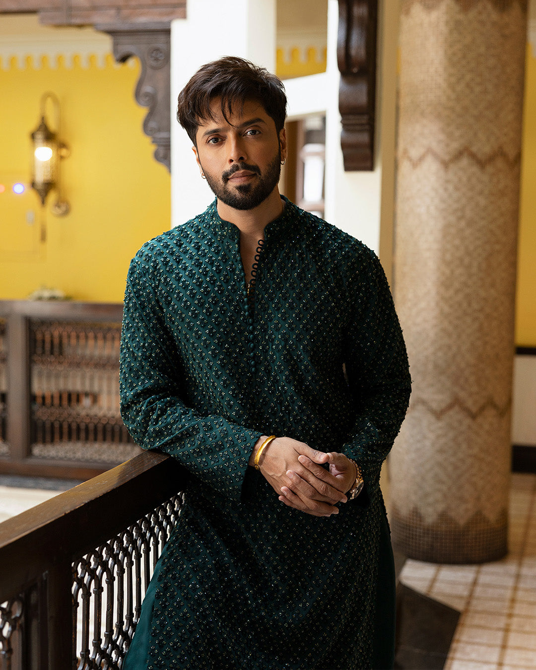 Pakistani Menswear | Faiza Saqlain | Taavi by Faiza Saqlain - Designer Dress - Type: MensWear - Available at Libayah - 100% Original