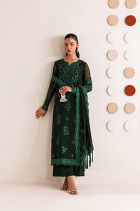 Farasha | Chiffon Threads 26 | Emerald Leaf by Farasha - Designer Dress  - Type : Ladies Clothes - Available at Libayah - 100% Original 