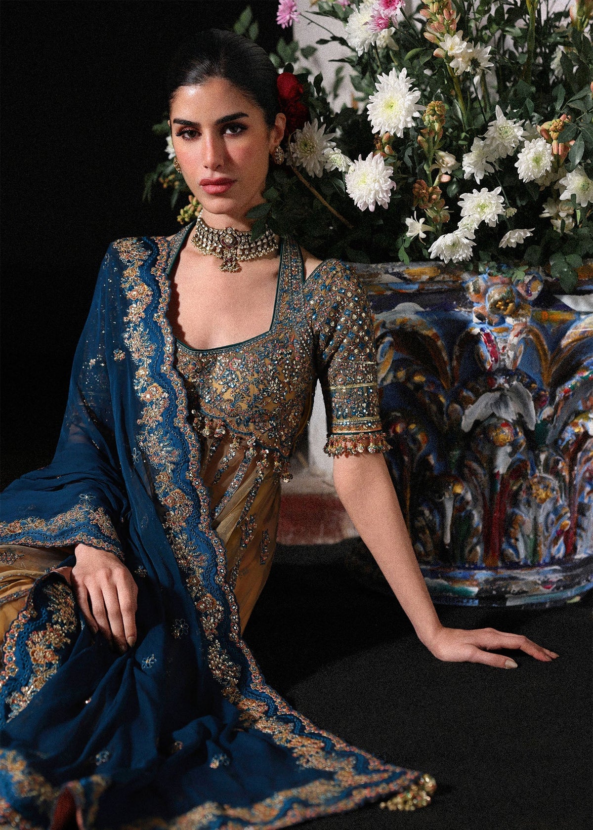 Hussain Rehar | Festive Eid Collection 26 | Man Jogi by Hussain Rehar - Designer Dress  - Type : Ladies Clothes - Available at Libayah - 100% Original 