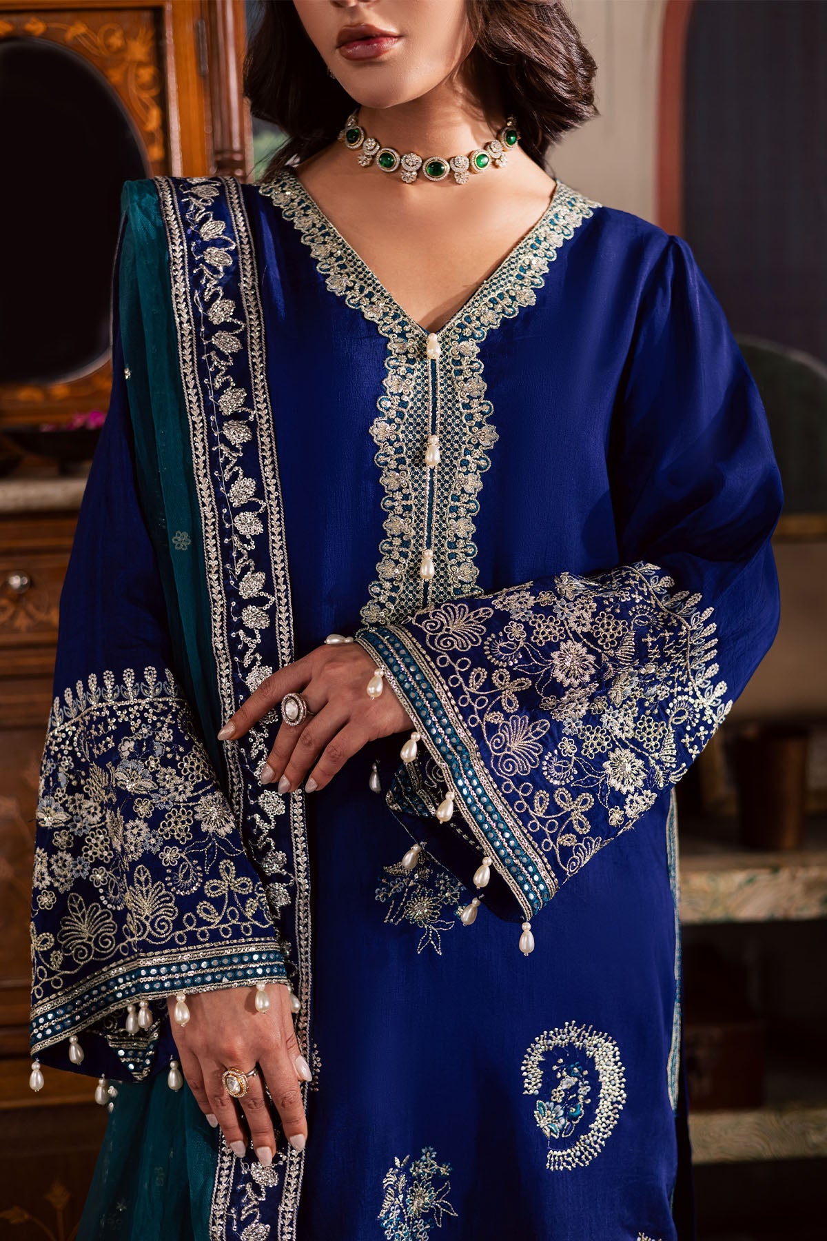 Nureh | Nur Mahal | NE-192 by Nureh - Designer Dress - Type : Ladies Clothes - Available at Libayah - 100% Original 