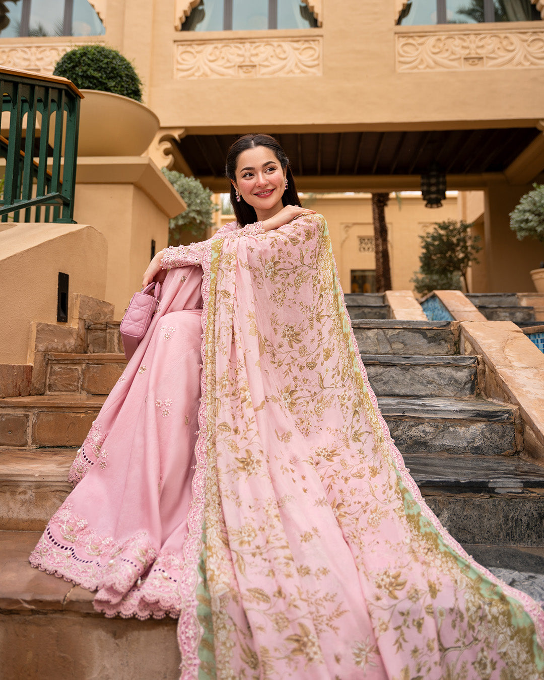 Faiza Saqlain | AYA - Unstitched Luxury Lawn '26 | Asja by Faiza Saqlain - Designer Dress  - Type : Ladies Clothes - Available at Libayah - 100% Original 