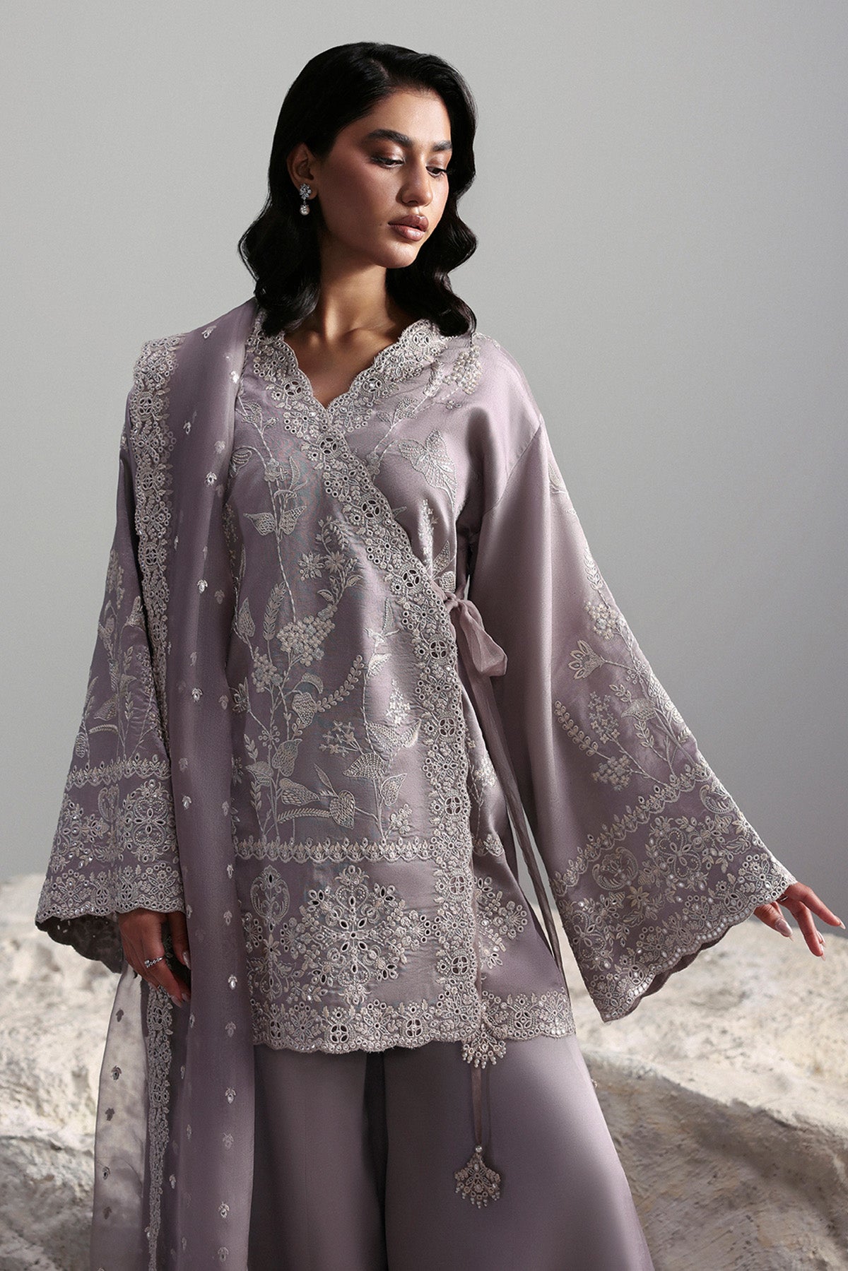 Afrozeh | Slate Ready to Wear | Cressida by Afrozeh - Designer Dress  - Type : Ladies Clothes - Available at Libayah - 100% Original 