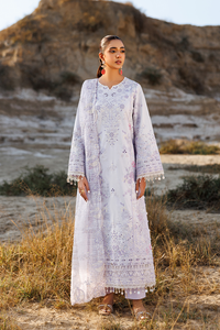 Emaan adeel | Sunlit Groove Luxury Lawn 26 | SUNLIT SWAY by Emaan Adeel - Designer Dress  - Type : Ladies Clothes - Available at Libayah - 100% Original 