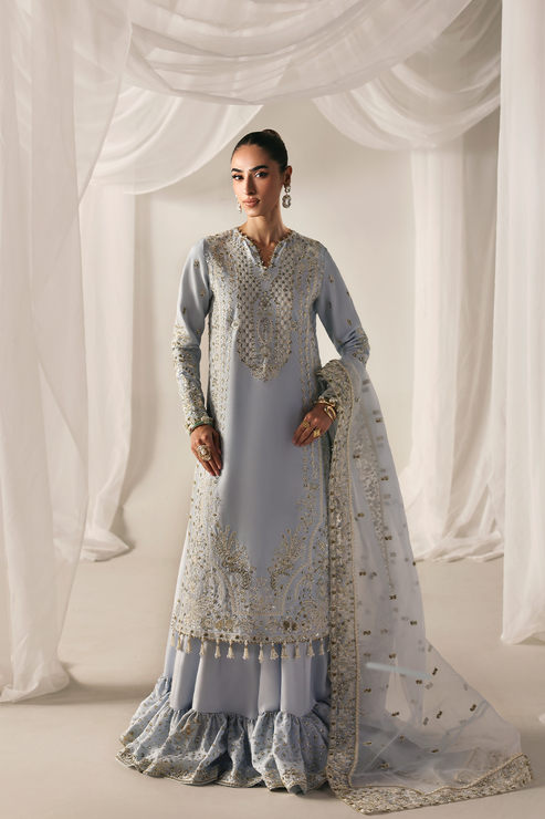 Emaan Adeel | Serein Luxe Silk | OPULENT OASIS by Emaan Adeel - Designer Dress  - Type : Ladies Clothes - Available at Libayah - 100% Original 