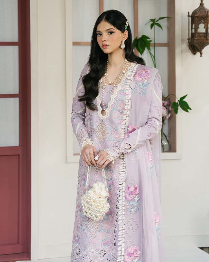 Zevk | Flora Festive Lawn | LILLY by Zevk - Designer Dress - Type: Ladies Clothes - Available at Libayah - 100% Original