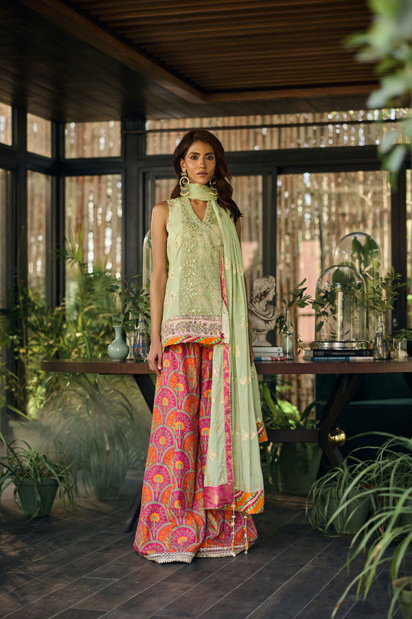 Afrozeh | Basic Pret 26 RTW | NACRE by Afrozeh - Designer Dress  - Type : Ladies Clothes - Available at Libayah - 100% Original 