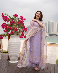 Faiza Saqlain | AYA - Unstitched Luxury Lawn '26 | Suela by Faiza Saqlain - Designer Dress  - Type : Ladies Clothes - Available at Libayah - 100% Original 