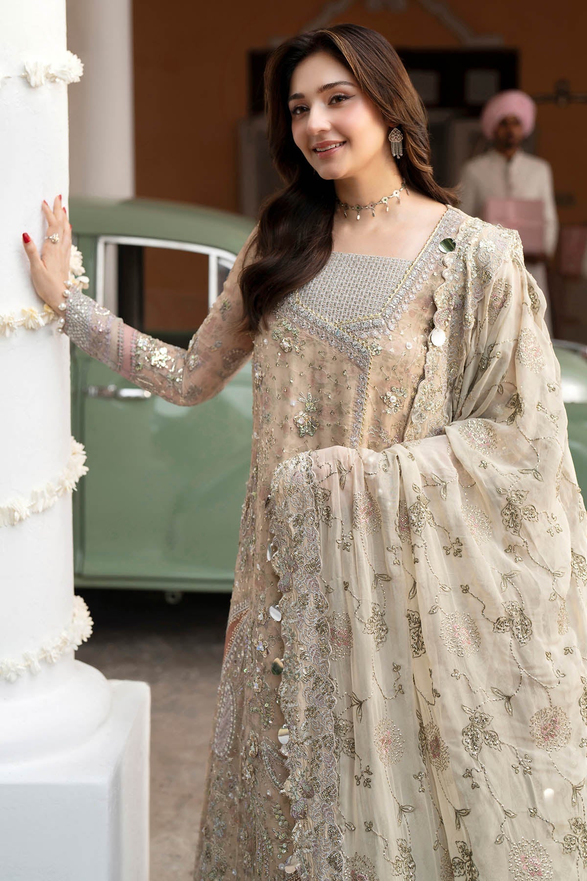 Nureh | Jhoomro Formals |NL-96 Izel by Nureh - Designer Dress  - Type : Ladies Clothes - Available at Libayah - 100% Original 