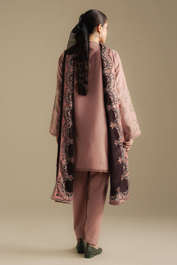 Zara Shahjahan | Coco Winter 25 | Coral-4A - Designer Dress - Type : Ladies Clothes - Available at Libayah - 100% Original