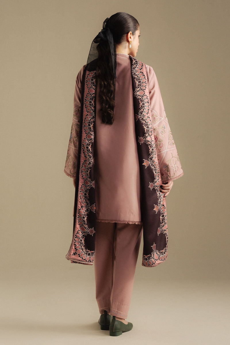 Zara Shahjahan | Coco Winter 25 | Coral-4A - Designer Dress - Type : Ladies Clothes - Available at Libayah - 100% Original