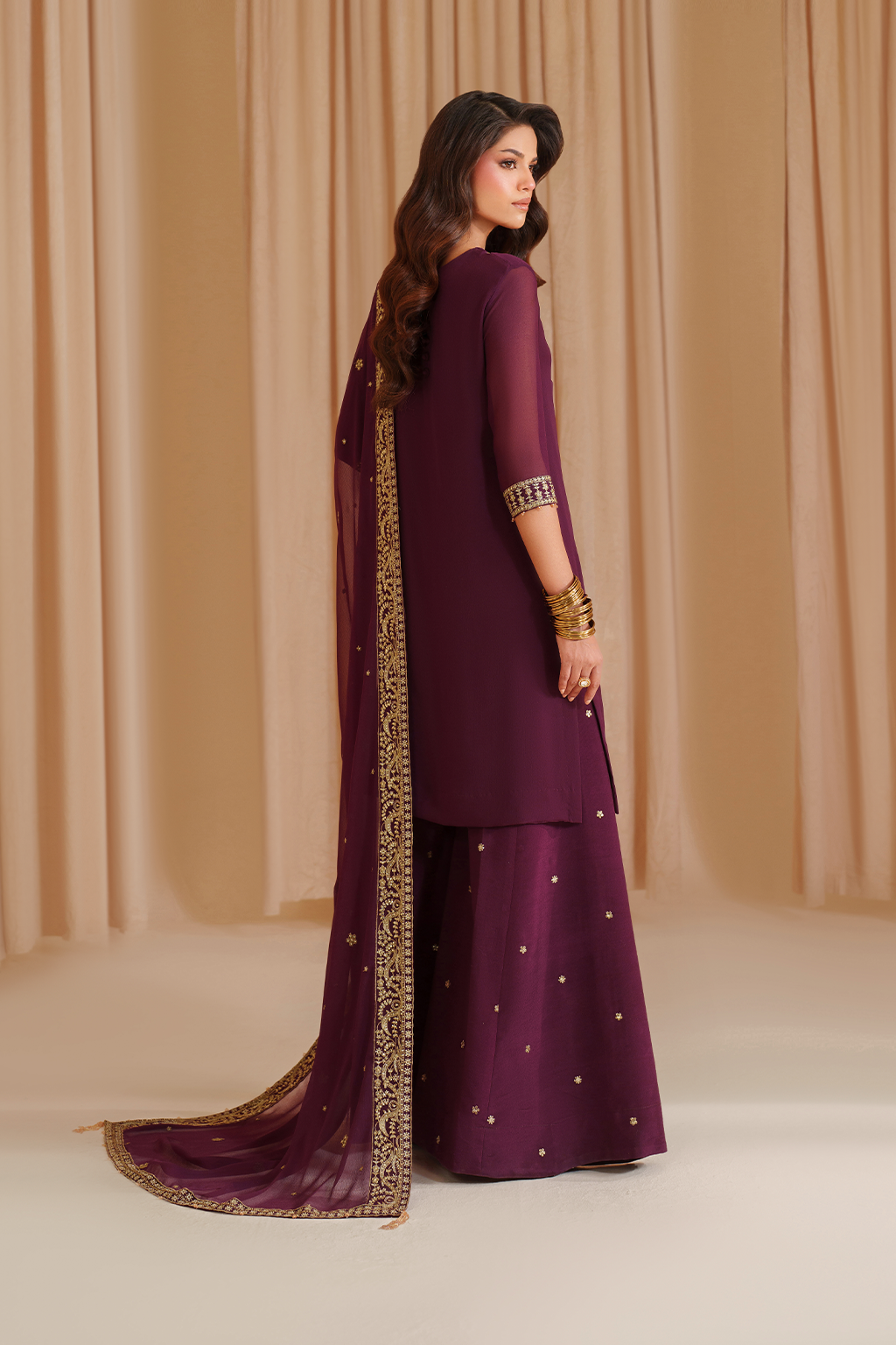 Iznik | Festive Formal |  CC-76 Embroidered Chiffon by Iznik - Designer Dress  - Type : Ladies Clothes - Available at Libayah - 100% Original 