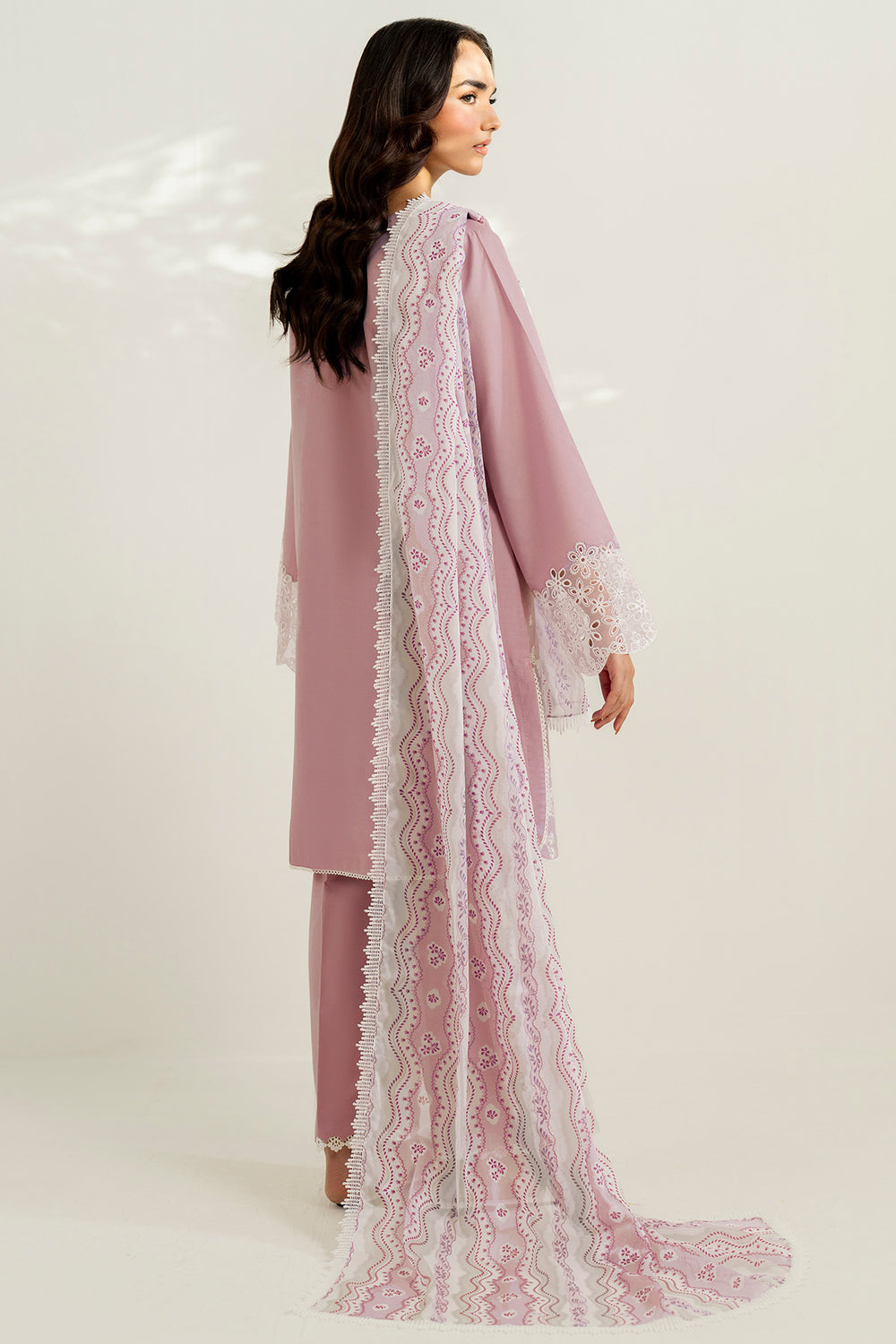 Farasha | Thread Lines Embroidered | Hazel Drape by Farasha - Designer Dress  - Type : Ladies Clothes - Available at Libayah - 100% Original 