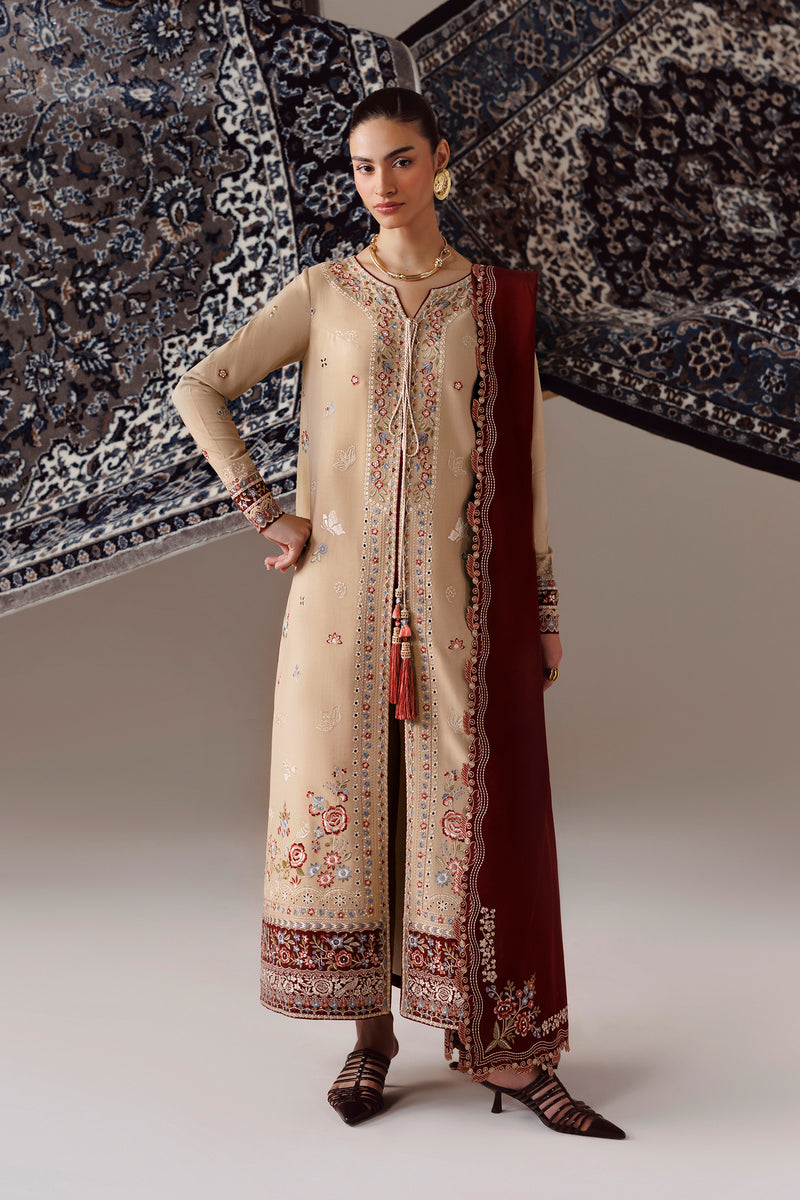 Qalamkar | Q Line Linen 26 | QLW-16 HAMNA by Qalamkar - Designer Dress  - Type : Ladies Clothes - Available at Libayah - 100% Original 