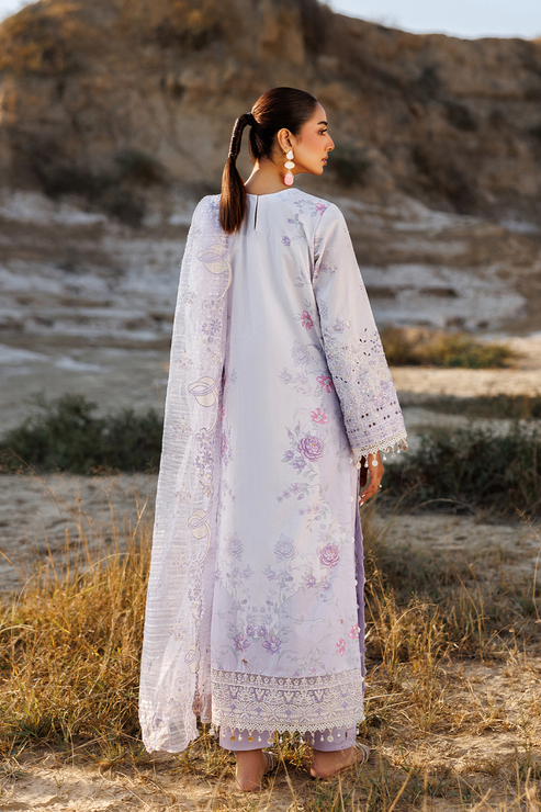 Emaan adeel | Sunlit Groove Luxury Lawn 26 | SUNLIT SWAY by Emaan Adeel - Designer Dress  - Type : Ladies Clothes - Available at Libayah - 100% Original 