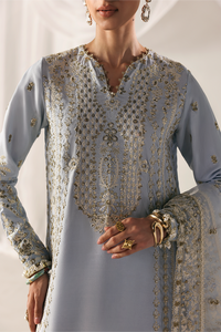 Emaan Adeel | Serein Luxe Silk | OPULENT OASIS by Emaan Adeel - Designer Dress  - Type : Ladies Clothes - Available at Libayah - 100% Original 