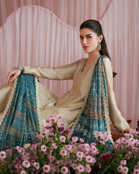 Faiza Saqlain | Roim Silk Edit | Rimaas by Faiza Saqlain - Designer Dress  - Type : Luxury Dress - Available at Libayah - 100% Original 