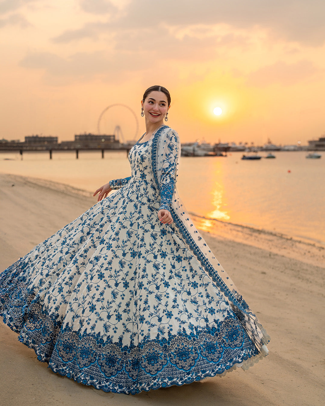 Faiza Saqlain | AYA - Unstitched Luxury Lawn '26 | Jehona by Faiza Saqlain - Designer Dress  - Type : Ladies Clothes - Available at Libayah - 100% Original 
